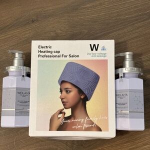 Brand New 2X Weilaiya High Gloss Hair Mask450mL ea+FREE Electric Hair Mask Cap